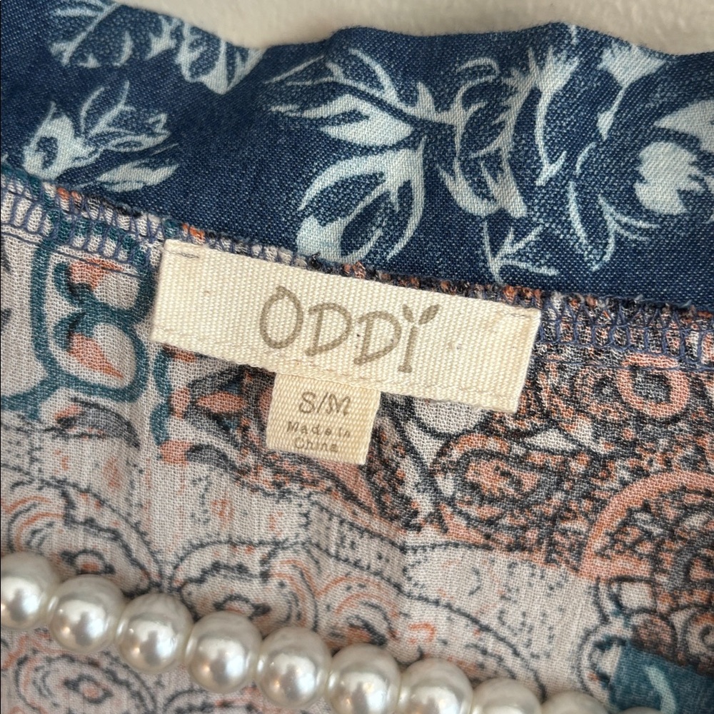 Oddy Size Small/Medium Colorful Patchwork Long Ki… - image 6